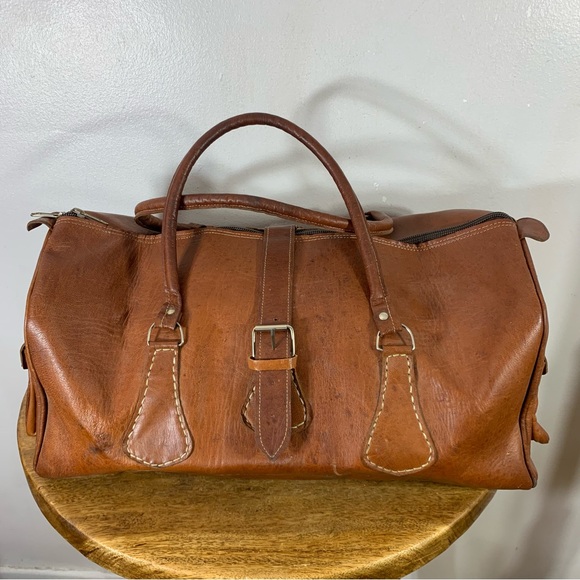 Other - Vintage sports travel leather bag